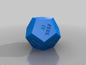 magic die toy game accessories 3d print model - Mito3D