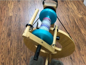 louet victoriajulia spinning wheel bobbin hobby customized scotch tension 3d print model - Mito3D