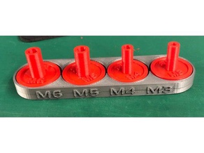 metric tap guides base 3d print model - Mito3D
