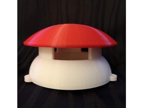 mushroom slug trap 3d print model - Mito3D
