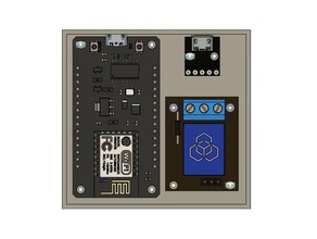 automatisierte tank-Abtropffläche-mikrocontroller-Pumpe Wasser-Niveau-sensor-relais-Schalter diy home iot 3d print model - Mito3D