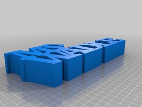 ms wadle sculture personalizzato 3d print model - Mito3D