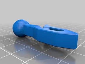 gazebo perde rayı kanca demiryolu 3d print model - Mito3D