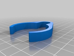 clip 38 mm music customized 3d print model - Mito3D