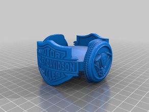 harley anillo clanger 3d impresión 3d print model - Mito3D