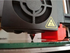 baixou de ventilação creality 3d a impressora partes 3d print model - Mito3D