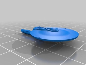 federal dd oyuncaklar oyunlar destroyer scifi starship trek 3d print model - Mito3D