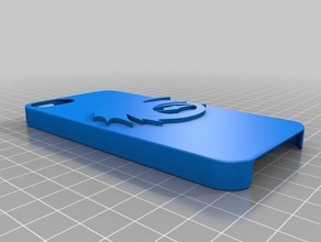 iphone 5 édenté symbole accessoires le train cas de téléphone votre dragon 3d print model - Mito3D