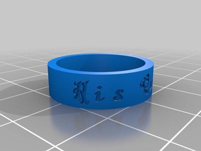 jean rings customized 3d print model - Mito3D
