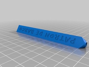 triangular pen customized 3d print model - Mito3D