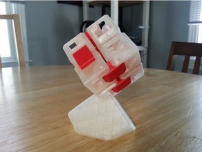 stand de la tenue votre fidget cube jaunty angle jouet jeu accessoires 3d print model - Mito3D