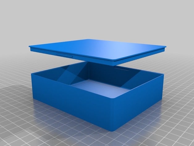 paramétrique de la boîte les conteneurs à peinture pièces coffre crayons pilules rangement 3D print model - Mito3D