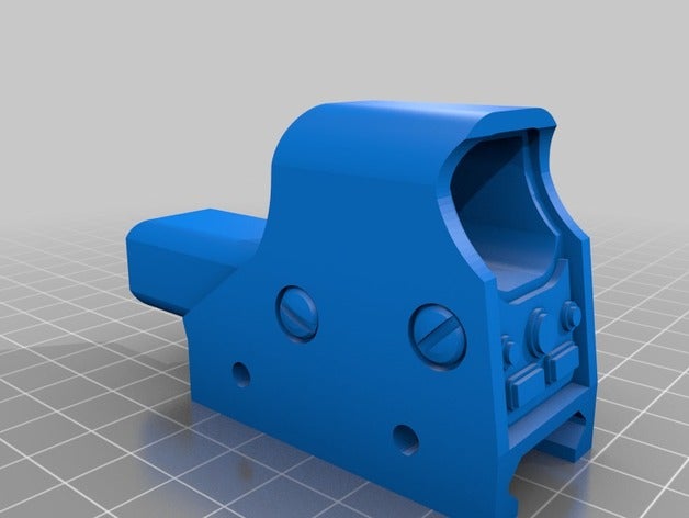 tek parça eotech görme oyuncak oyun aksesuarlar nerf 3D print model - Mito3D