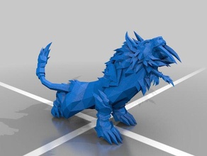 feral artifact form toys games druid world warcraft wow 3d print model - Mito3D