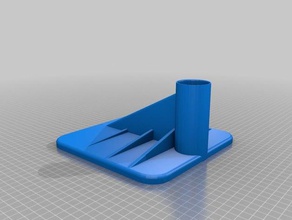 monitör kutbu üzerinde kayma mount raf stand ofis masa masaüstü laptop 3d print model - Mito3D