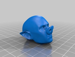 tellarite tête sculpter 16 d'action à l'échelle de la figure jouet jeu accessoires un sixième star trek 3d print model - Mito3D