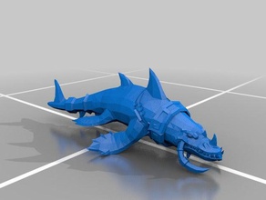 zandalari troll aquatic form toys games druid wow 3d print model - Mito3D