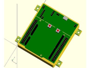 stm32 nucleo base eletrônica 3d print model - Mito3D