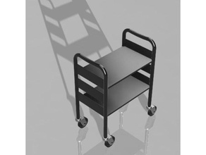 library cart props 3d print model - Mito3D