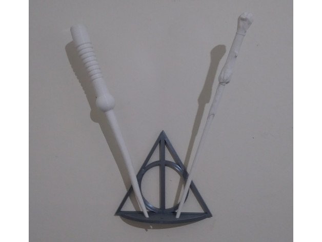 harry potter Wand-montiert, 5-Nadelhalter Requisiten Heiligtümer des Todes 3D print model - Mito3D