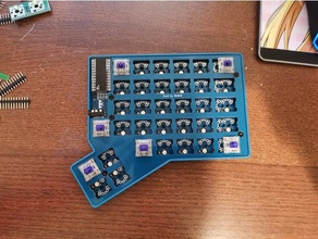 zen 2 mechanical keyboard case diy 3d print model - Mito3D