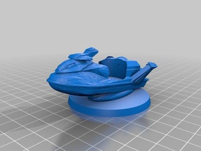 varuna 28mm hover moto d'acqua corvus belli infinito gioco miniature 3d print model - Mito3D