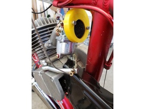 carburetor airbox air filter holder motorized bicycle sport outdoors bike motorbike 3d print model - Mito3D