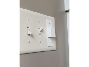 light switch cover 3d print model - Mito3D