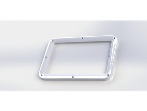 ipad mini 45 duvara monte tablet tutucu 3d print model - Mito3D