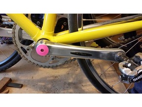 pédalier manivelles de cap vélos vélo boulon la pac bras manivelle crankarp capuchons anti-poussière bouchon fixie 3d print model - Mito3D