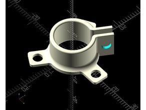1261mm capacitor holder electronics chassis mount clamp 3d print model - Mito3D