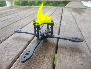 banshee inferno matterhorn fin rc veículos a matéria escura drone de corrida quadcopter 3d print model - Mito3D