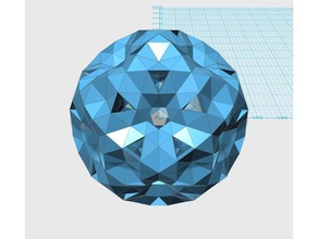 süs dodecahedron 6v jeodezik pattern11 matematik sanat 3d print model - Mito3D