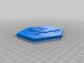 medalla tic 3d impressão 3d print model - Mito3D