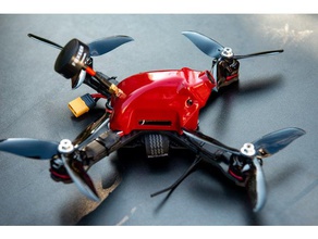 x210 pod rc vehicles body drone fpv racedrone realacc 3d print model - Mito3D