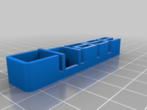 inseguire il mio 3d personalizzati targhetta su misura 3d print model - Mito3D