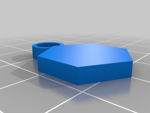 hex llavero temp accesorios 3d print model - Mito3D