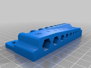 hex key holder skadis tool holders boxes ikea 3d print model - Mito3D