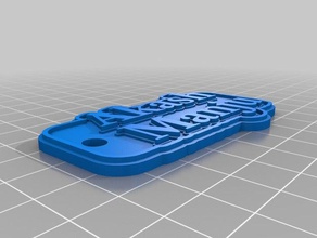 akash portachiavi i personalizzato 3d print model - Mito3D
