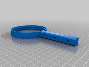 magnifying glass frame hand tools 3d print model - Mito3D