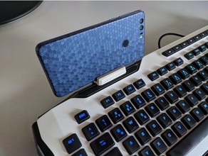 roccat sova horda aimo smartphone, tablet titular computador iphone teclado mecânico suporte do telefone smartphone 3d print model - Mito3D