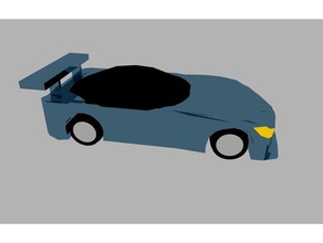 mercedes-benz amg gt3 vehicles car 3d print model - Mito3D