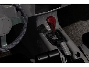 ergonomic shift knob 16mm shaft automotive parts gear gears manual transmission shifter 3d print model - Mito3D