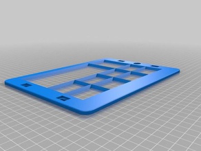 il mio 3d personalizzati stampabili tastiera griglia a forma libera ibrido aac app tablet 3d print model - Mito3D