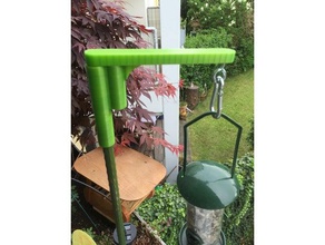 aufh&aumlngevorrichtung f&uumlr vogelfutterspender Aufhängung bird food dispenser outdoor Garten Vogel-feeder 3d print model - Mito3D