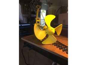 controllable pitch propeller engineering 3d print model - Mito3D