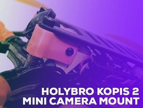 holybro kopis 2 aigle falkor prédateur foxeer runcam mini support de caméra les jouets jeux drone split 3d print model - Mito3D