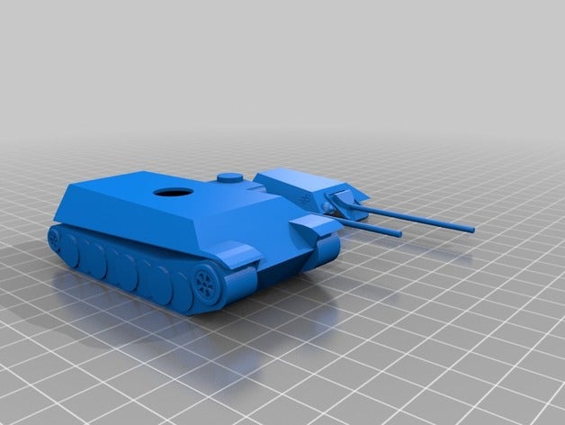 panzer panter Alman orta tank jagdpanther üst 3d baskı 3D print model - Mito3D