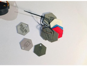 criador de moeda filamento exemplo outros cor personalizado diy token o material prusa i3 mk3 3d print model - Mito3D