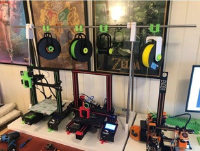 filament en rack 3d de l'imprimante accessoires support cintre titulaire 3d print model - Mito3D